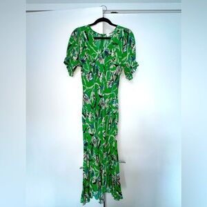 DVF Midi Floral Dress Size 6 - NEW with Tags Never Worn